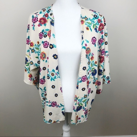 Francesca Floral Kimono Size Small - Picture 1 of 5